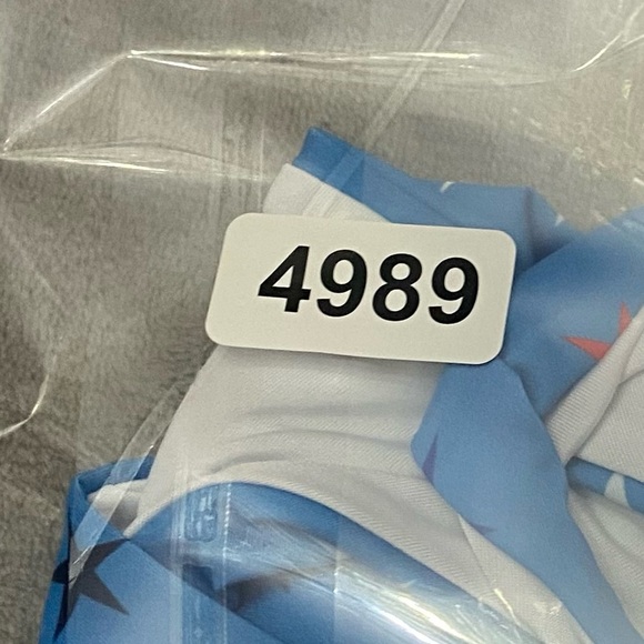 New! Beach Riot star print thong cheeky Brazilian bikini bottom 24989 - Picture 8 of 8